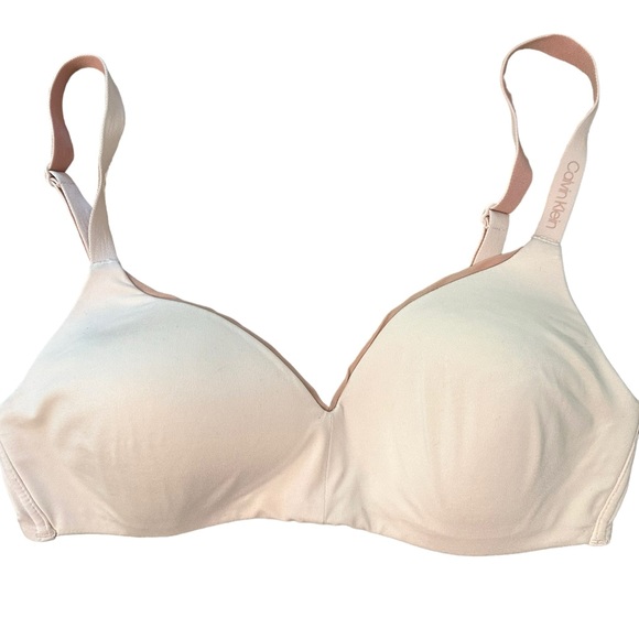 Calvin Klein Womens Microfiber Wirefree Bra Size Small - Picture 1 of 10